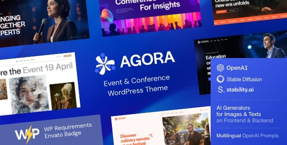 Agora — Event & Conference WordPress Theme