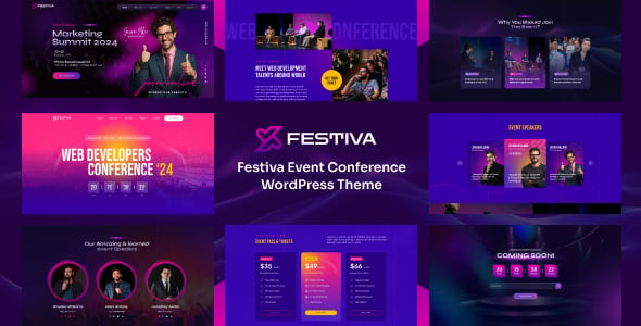 Festiva - Event & Conference WordPress Theme