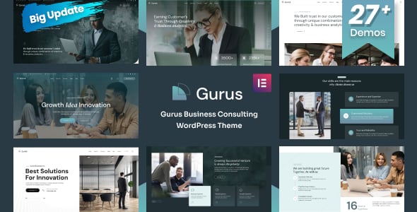 Gurus - Business Consulting WordPress Theme