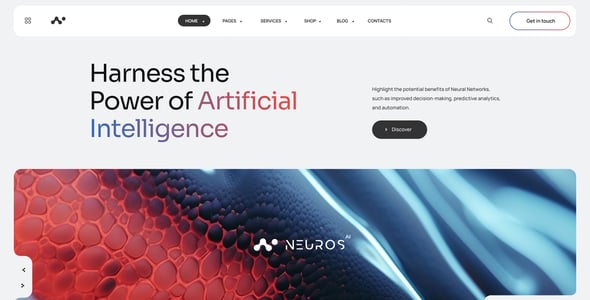 Neuros | AI Agency & Technology WordPress Theme