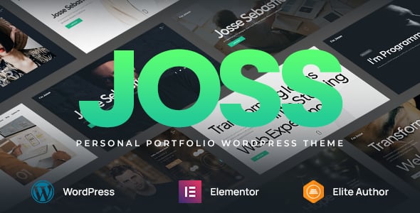 Joss - Personal Portfolio WordPress Theme