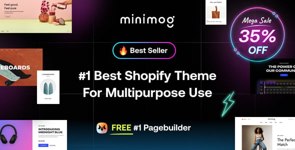 Minimog - Next-gen Multipurpose Shopify theme grade-A