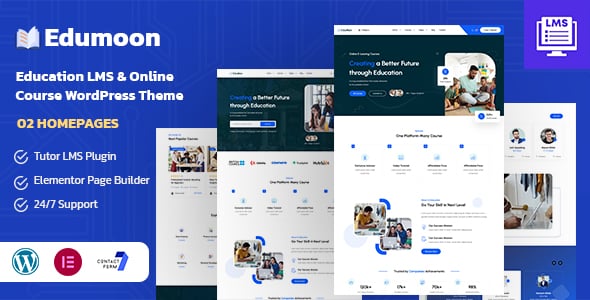 Edumoon - Education LMS WordPress Theme