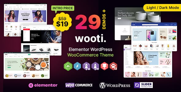 Wooti WP - Ultimate Multipurpose WordPress WooCommerce Theme