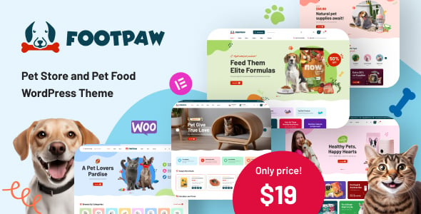 FootPaw - Pet Store WordPress Theme