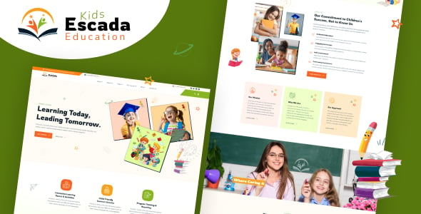 Escada - Kids School & Education LMS Elementor WordPress Theme