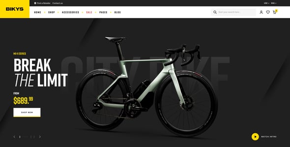 Bikys - Bike & Accessories Woocommerce Theme