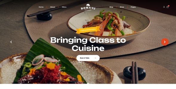 Romani - Restaurant WordPress Theme