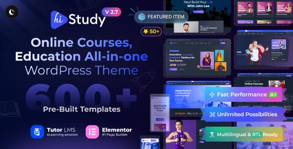 Education WordPress Theme | HiStudy