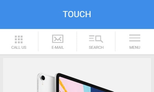 TOUCH: A Lighter-than-air WordPress Mobile Theme