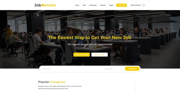 Jobmonster - Job Board WordPress Theme