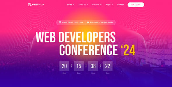 Festiva - Event & Conference WordPress Theme