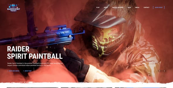 Raider Spirit | Airsoft Club & Paintball WordPress Theme