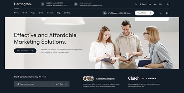 Herrington - Business Consulting WordPress Theme