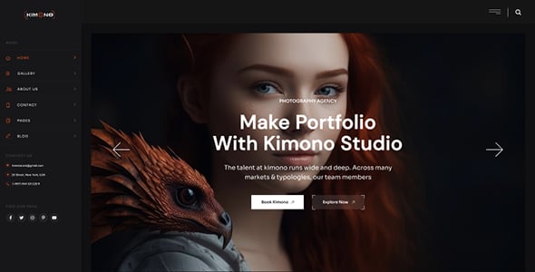 Kimono - Photography Portfolio WordPress Theme