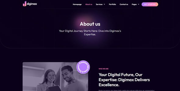 Digimax - Digital Marketing Agency Elementor Pro Template Kit