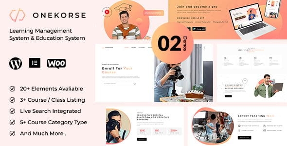 Onekorse - LMS Education Theme