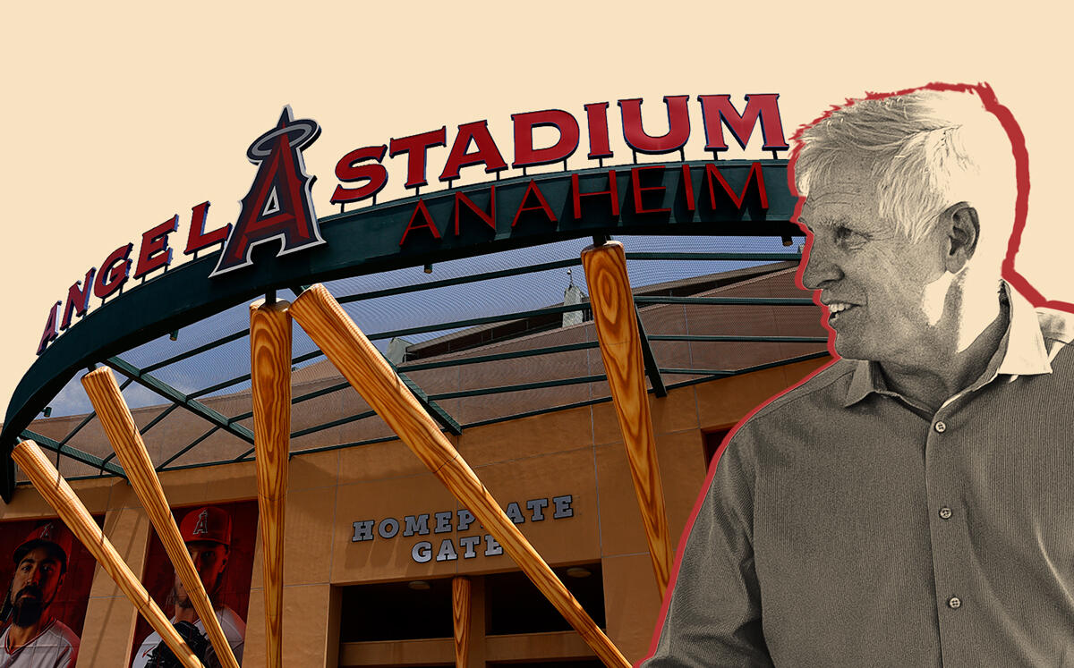 Angel Stadium and State Sen.Tom Umberg (Getty)