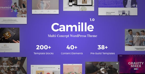 Camille - Multi-Concept WordPress Theme