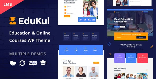 Edukul | Online Courses WordPress Theme