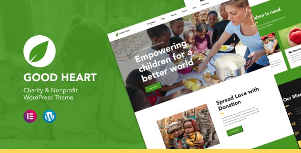 GoodHeart - Charity & Nonprofit WordPress Theme