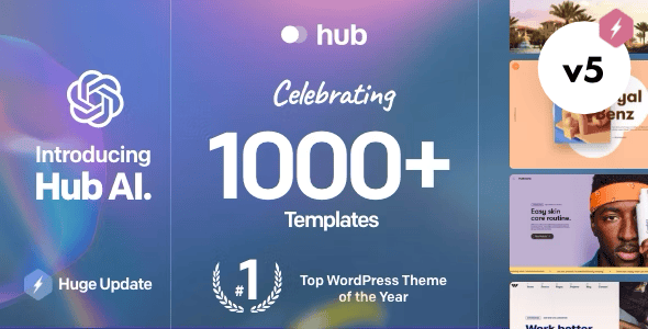 Hub - Responsive Multi-Purpose WordPress Theme