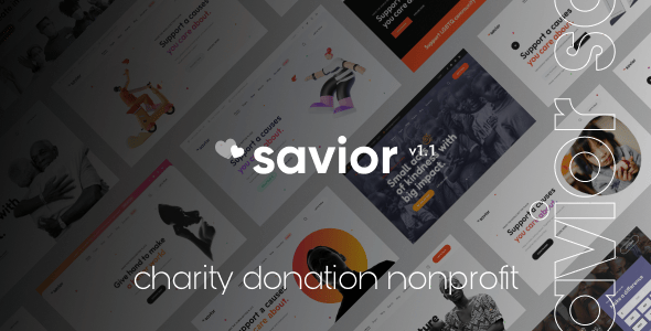 Savior - Charity & Nonprofit WordPress Theme