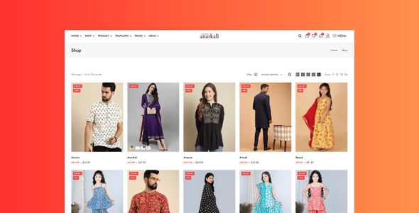 Anarkali -  Fashion Shop WooCommerce Elementor Theme