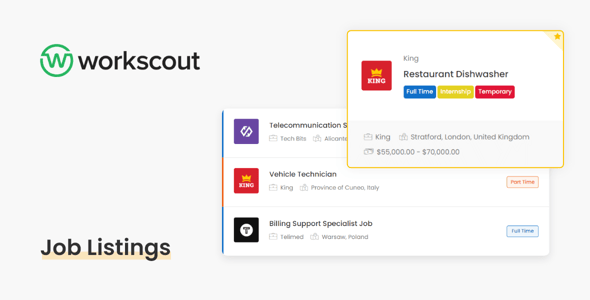 WorkScout - Job Board & Freelance Marketplace WordPress Theme