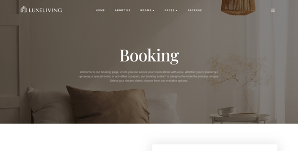 Luxeliving – Luxury Resort & Hotel Elementor Template Kit