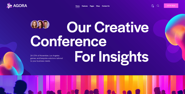 Agora — Event & Conference WordPress Theme