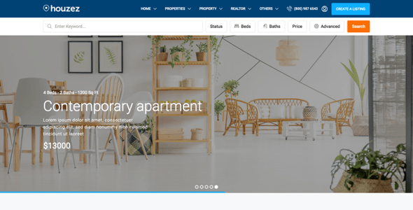 Houzez - Real Estate WordPress Theme