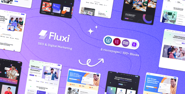 Fluxi - SEO Marketing Digital Agency WordPress Theme